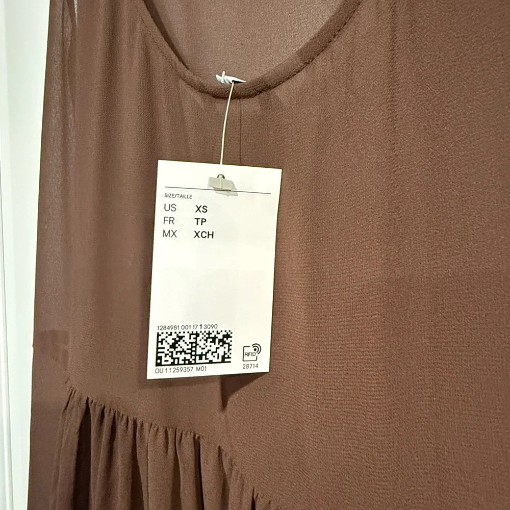 H&M Sheer Chiffon Maxi Dress - Picture 7 of 7